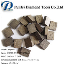 Chine Segment de diamant d&#39;outils abrasifs de coupe en gros pour la coupe de granit